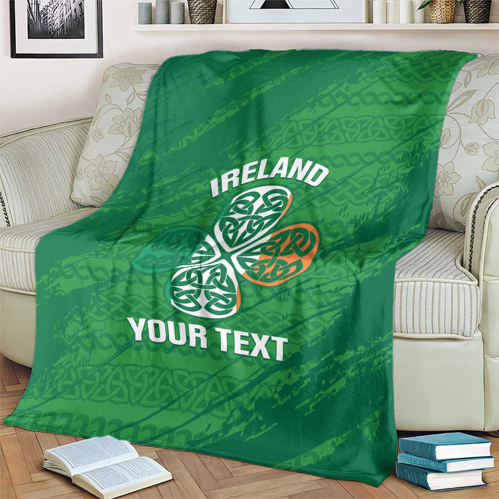 Custom Ireland Cricket Blanket Irish Celtic Knot - National Color