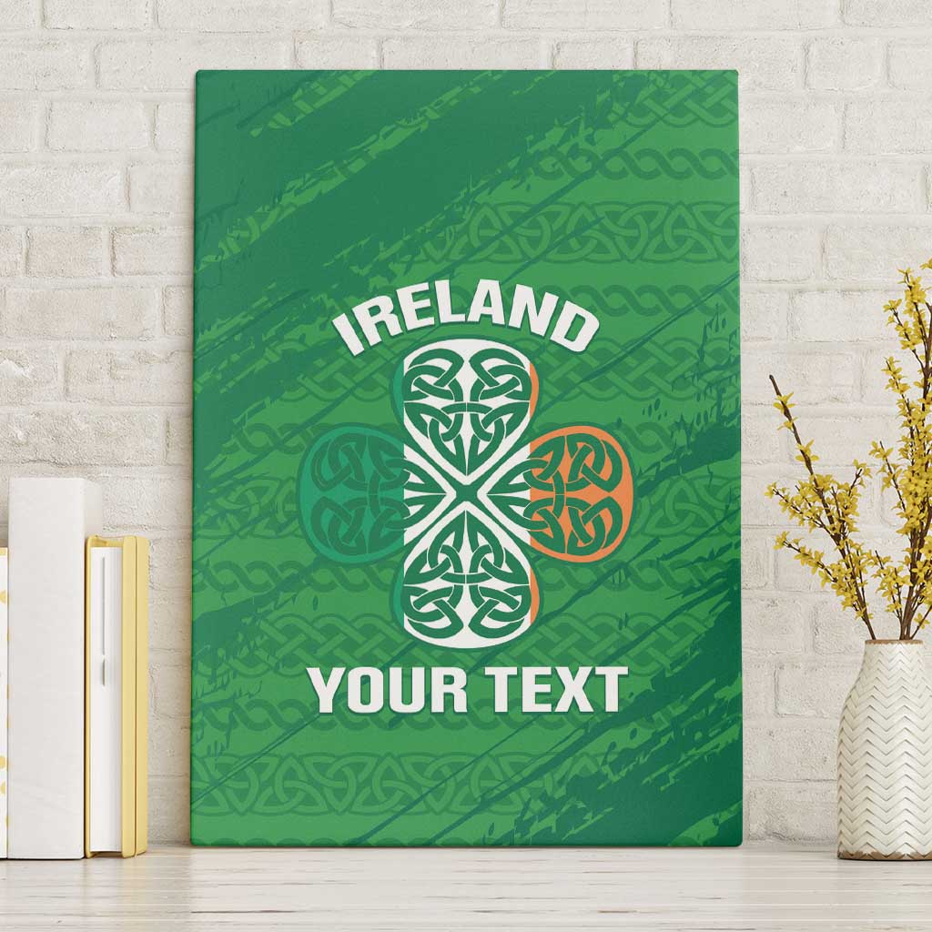 Custom Ireland Cricket Canvas Wall Art Irish Celtic Knot - National Color - Wonder Print Shop