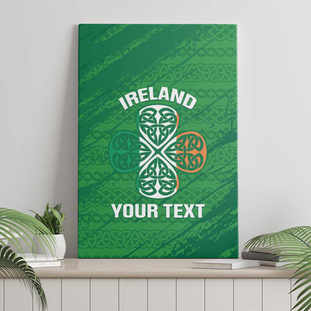 Custom Ireland Cricket Canvas Wall Art Irish Celtic Knot - National Color - Wonder Print Shop