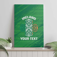 Custom Ireland Cricket Canvas Wall Art Irish Celtic Knot - National Color - Wonder Print Shop