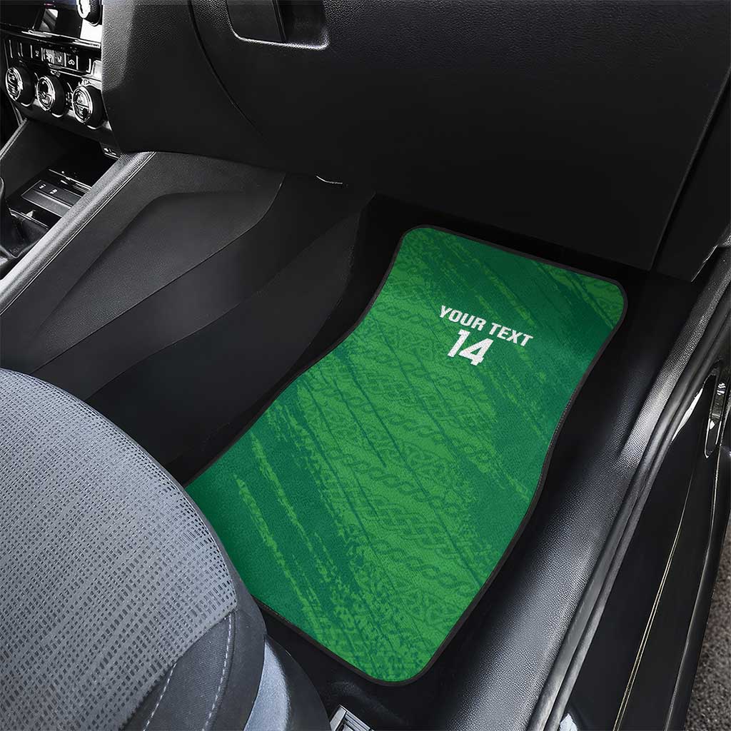 Custom Ireland Cricket Car Mats Irish Celtic Knot - National Color - Wonder Print Shop