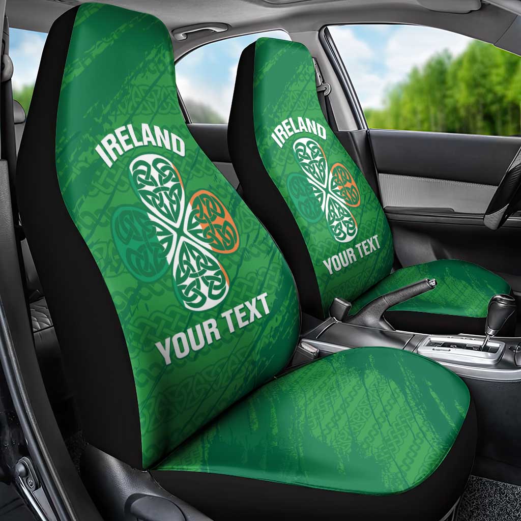 Custom Ireland Cricket Car Seat Cover Irish Celtic Knot - National Color - Wonder Print Shop