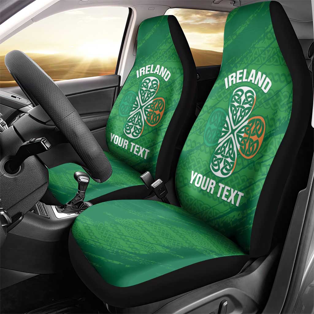 Custom Ireland Cricket Car Seat Cover Irish Celtic Knot - National Color - Wonder Print Shop