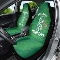 Custom Ireland Cricket Car Seat Cover Irish Celtic Knot - National Color - Wonder Print Shop