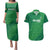 Custom Ireland Cricket Couples Matching Puletasi and Hawaiian Shirt Irish Celtic Knot - National Color - Wonder Print Shop