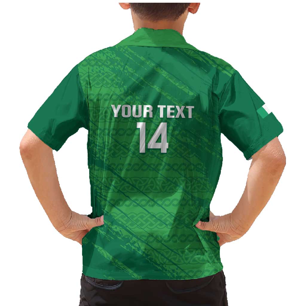 Custom Ireland Cricket Family Matching Mermaid Dress and Hawaiian Shirt Irish Celtic Knot - National Color - Wonder Print Shop