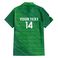 Custom Ireland Cricket Family Matching Off The Shoulder Long Sleeve Dress and Hawaiian Shirt Irish Celtic Knot - National Color - Wonder Print Shop