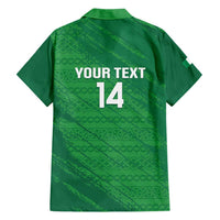 Custom Ireland Cricket Family Matching Puletasi and Hawaiian Shirt Irish Celtic Knot - National Color - Wonder Print Shop