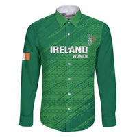 Custom Ireland Cricket Family Matching Puletasi and Hawaiian Shirt Irish Celtic Knot - National Color - Wonder Print Shop