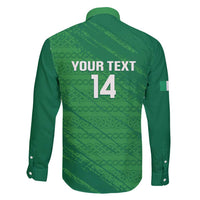 Custom Ireland Cricket Family Matching Puletasi and Hawaiian Shirt Irish Celtic Knot - National Color - Wonder Print Shop