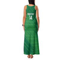 Custom Ireland Cricket Family Matching Tank Maxi Dress and Hawaiian Shirt Irish Celtic Knot - National Color - Wonder Print Shop
