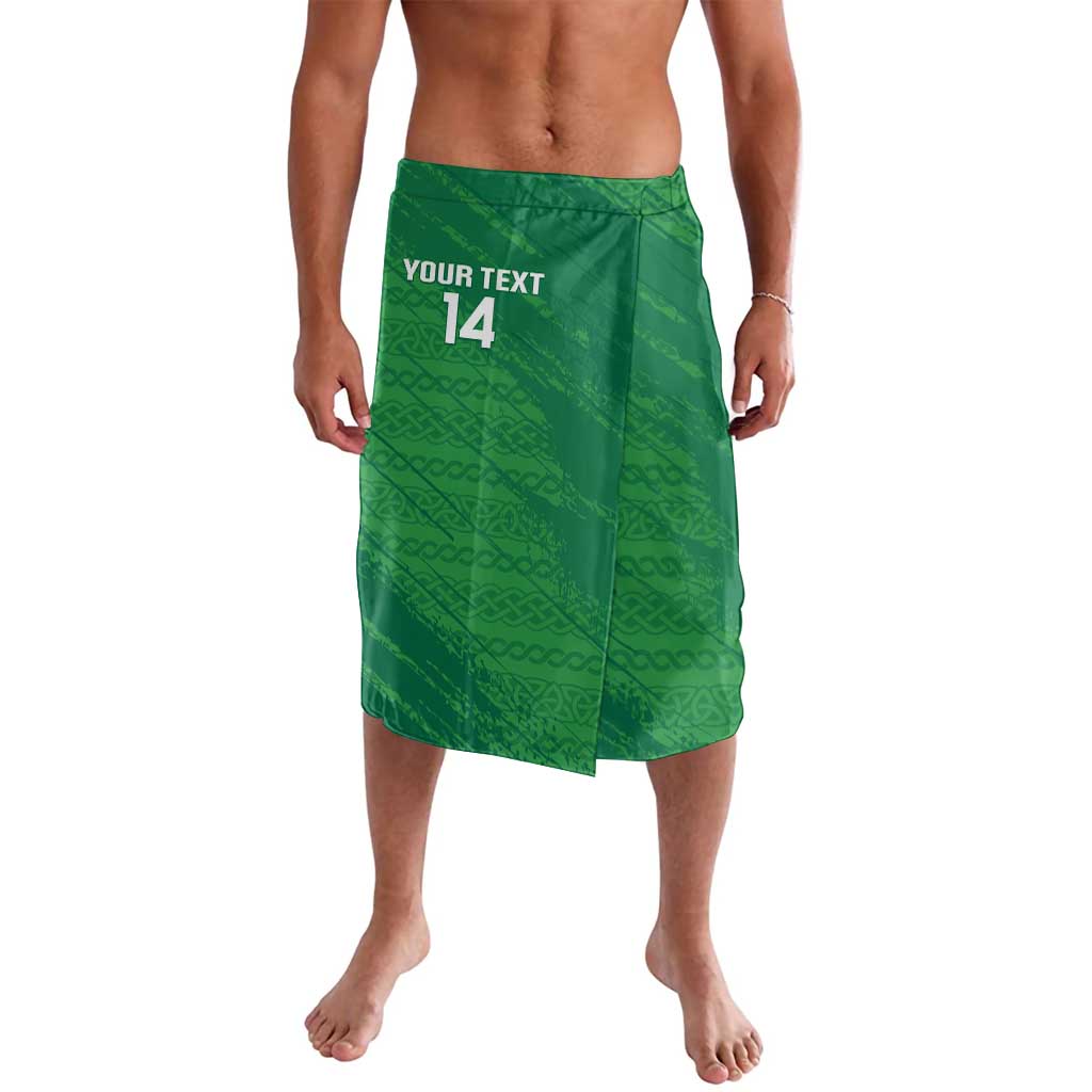 Custom Ireland Cricket Lavalava Irish Celtic Knot - National Color - Wonder Print Shop