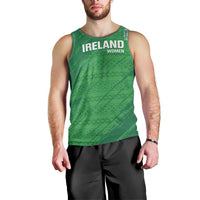 Custom Ireland Cricket Men Tank Top Irish Celtic Knot - National Color - Wonder Print Shop