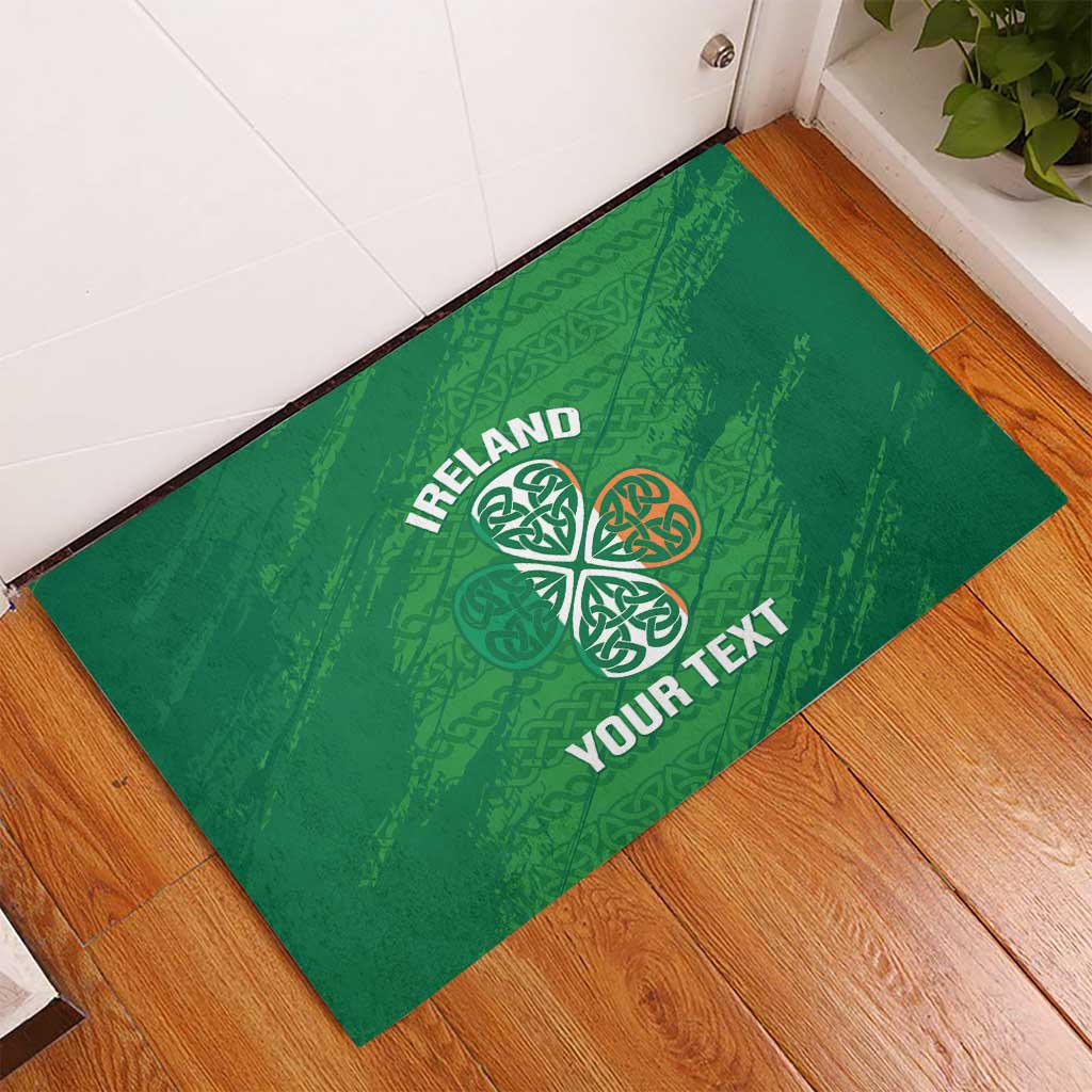 Custom Ireland Cricket Rubber Doormat Irish Celtic Knot - National Color - Wonder Print Shop