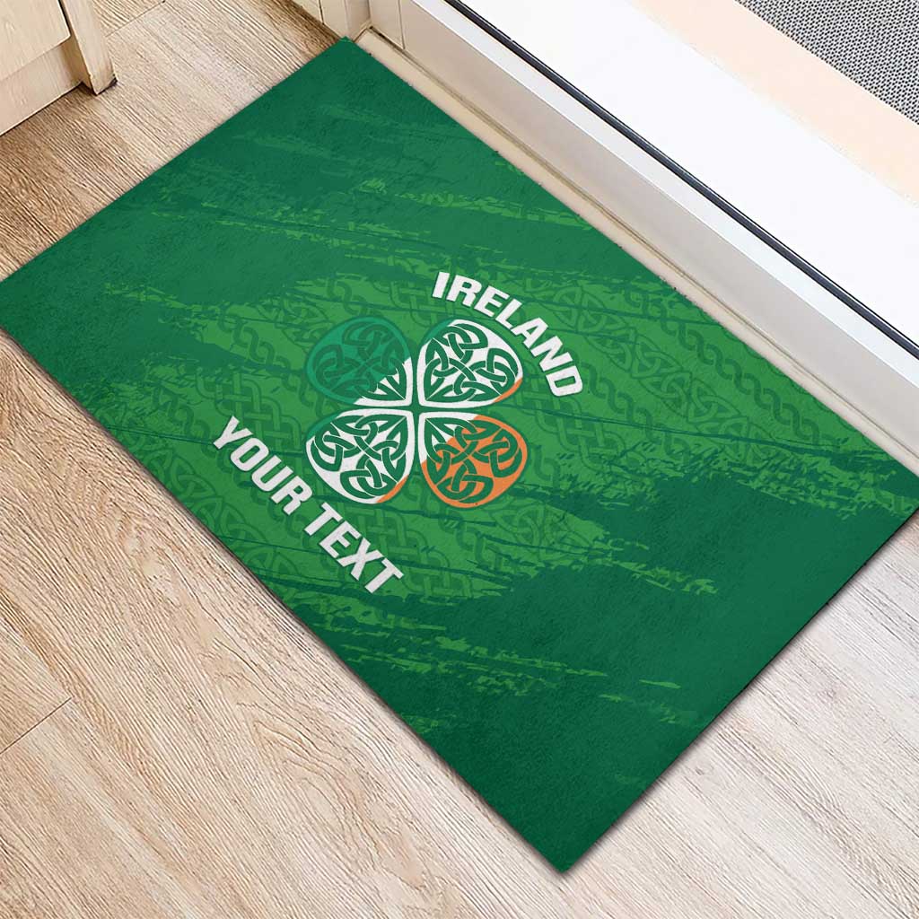 Custom Ireland Cricket Rubber Doormat Irish Celtic Knot - National Color - Wonder Print Shop