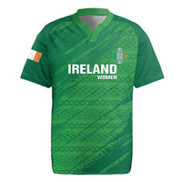 Custom Ireland Cricket Rugby Jersey Irish Celtic Knot - National Color - Wonder Print Shop