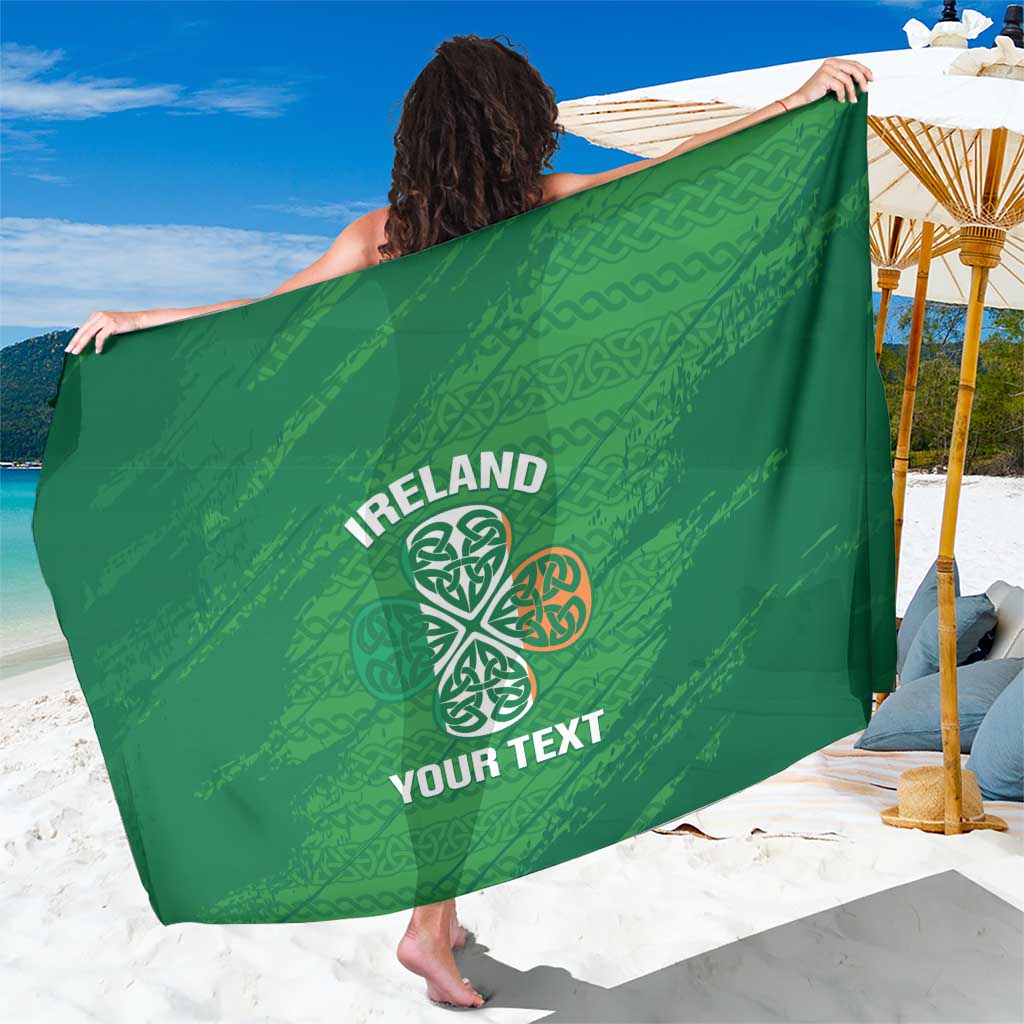 Custom Ireland Cricket Sarong Irish Celtic Knot - National Color - Wonder Print Shop