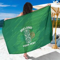 Custom Ireland Cricket Sarong Irish Celtic Knot - National Color - Wonder Print Shop