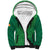 Custom Ireland Cricket Sherpa Hoodie Irish Celtic Knot - National Color - Wonder Print Shop