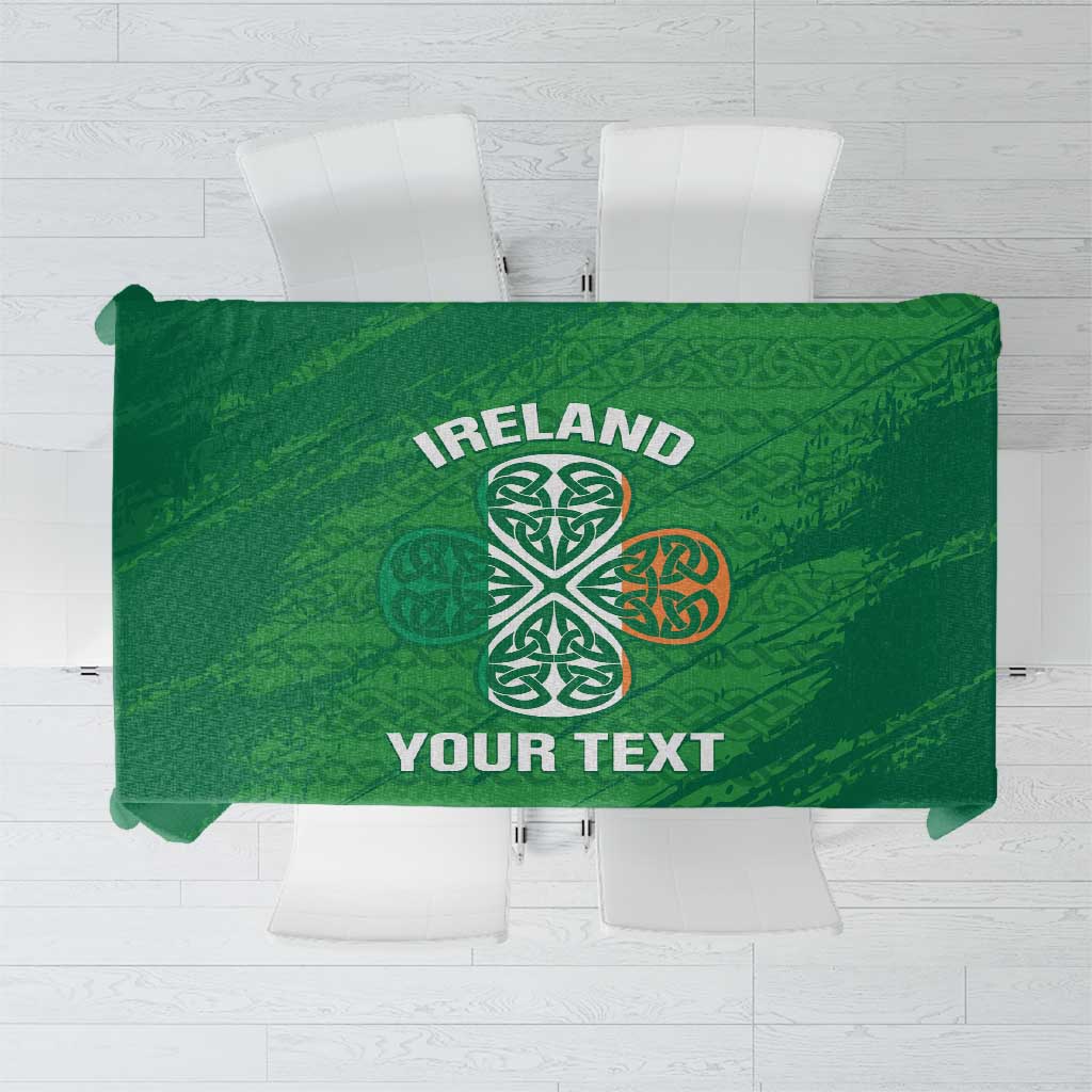 Custom Ireland Cricket Tablecloth Irish Celtic Knot - National Color - Wonder Print Shop