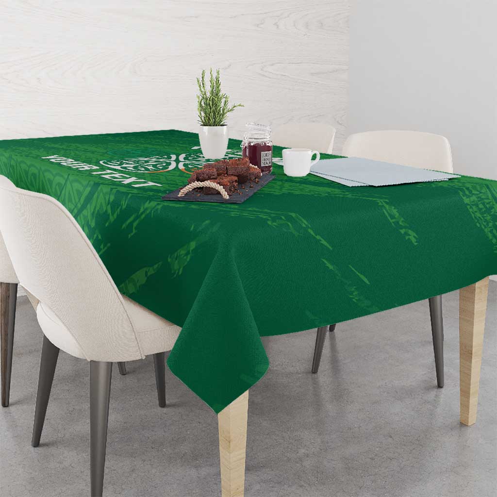 Custom Ireland Cricket Tablecloth Irish Celtic Knot - National Color - Wonder Print Shop