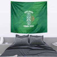Custom Ireland Cricket Tapestry Irish Celtic Knot - National Color - Wonder Print Shop
