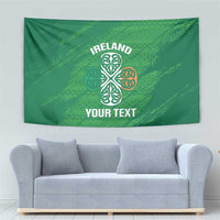 Custom Ireland Cricket Tapestry Irish Celtic Knot - National Color - Wonder Print Shop