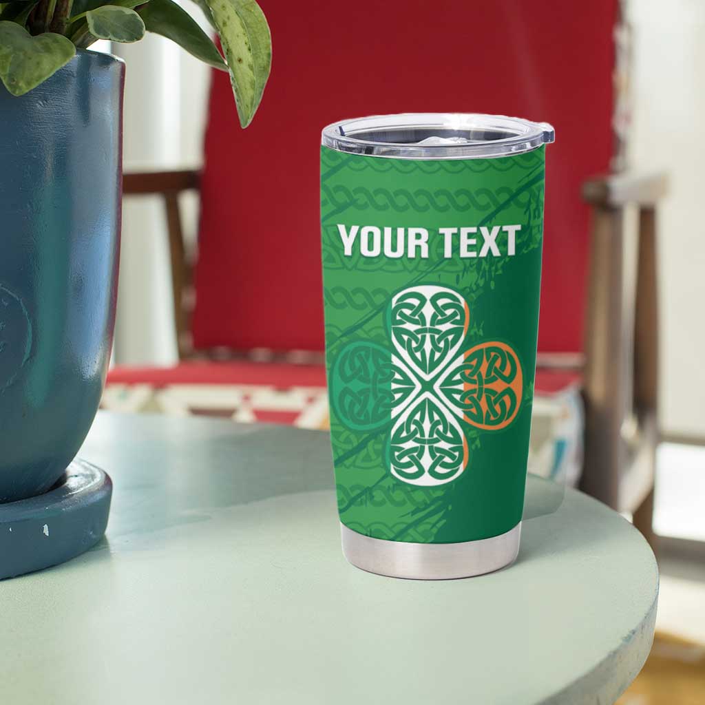 Custom Ireland Cricket Tumbler Cup Irish Celtic Knot - National Color - Wonder Print Shop