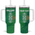 Custom Ireland Cricket Tumbler With Handle Irish Celtic Knot - National Color - Wonder Print Shop