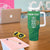 Custom Ireland Cricket Tumbler With Handle Irish Celtic Knot - National Color - Wonder Print Shop