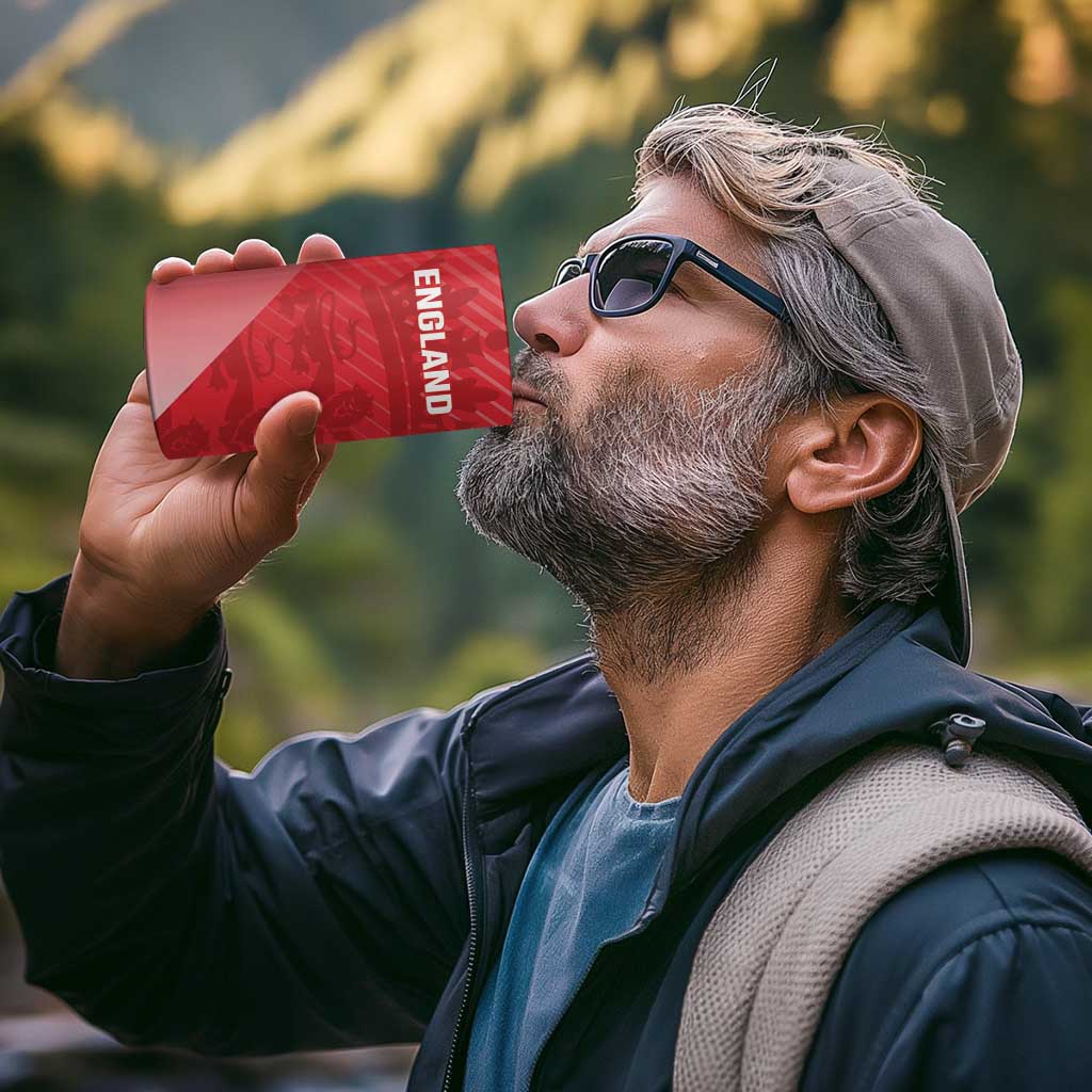 Custom England Cricket 4 in 1 Can Cooler Tumbler Go Champions Sporty Style - Wonder Print Shop