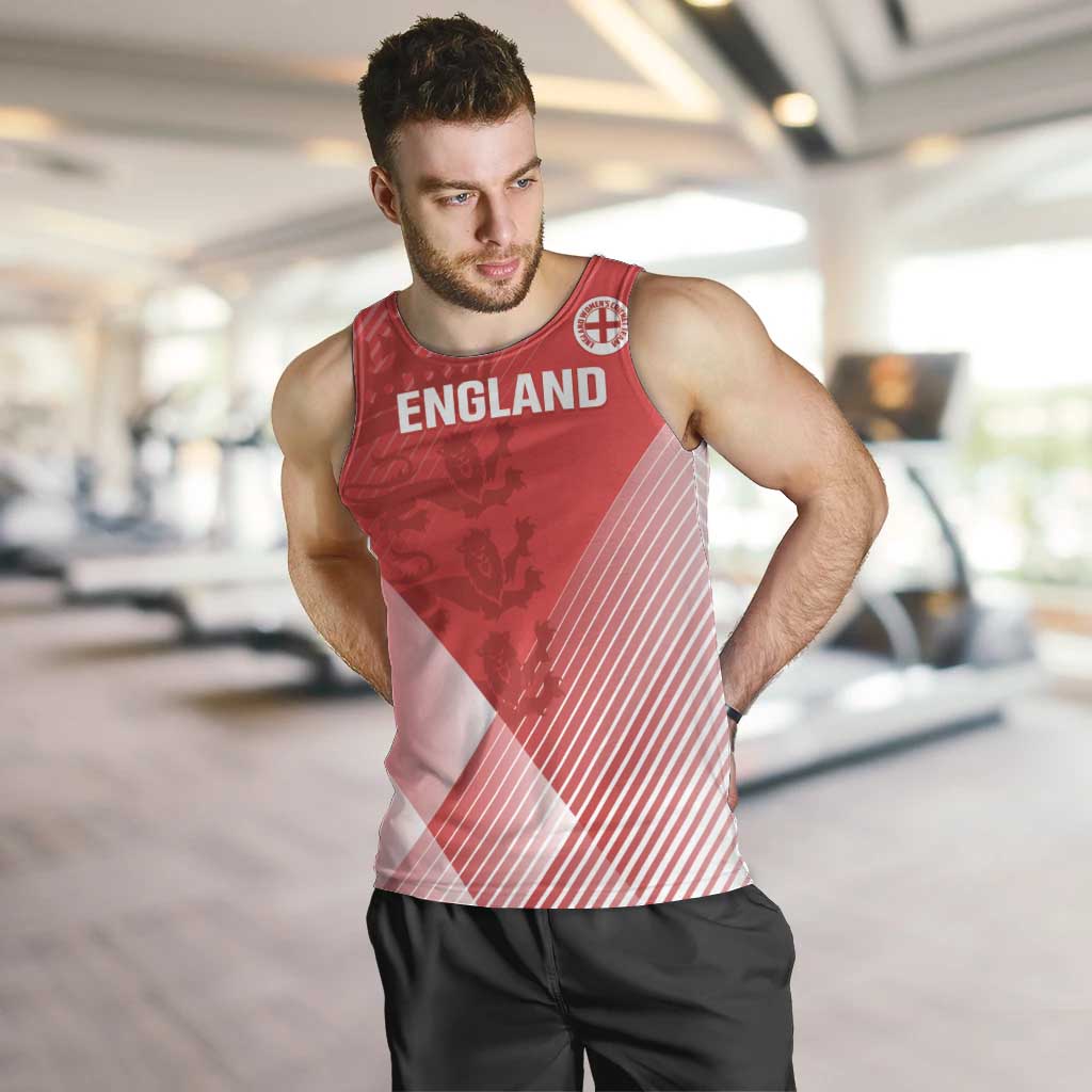 Custom England Cricket Men Tank Top Go Champions Sporty Style - Wonder Print Shop