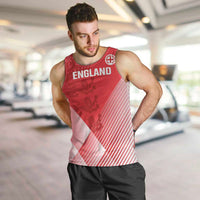 Custom England Cricket Men Tank Top Go Champions Sporty Style - Wonder Print Shop