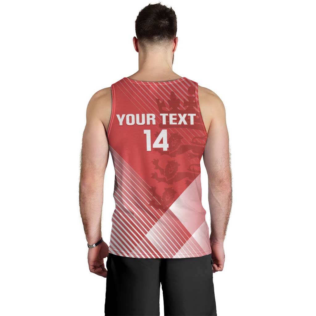 Custom England Cricket Men Tank Top Go Champions Sporty Style - Wonder Print Shop