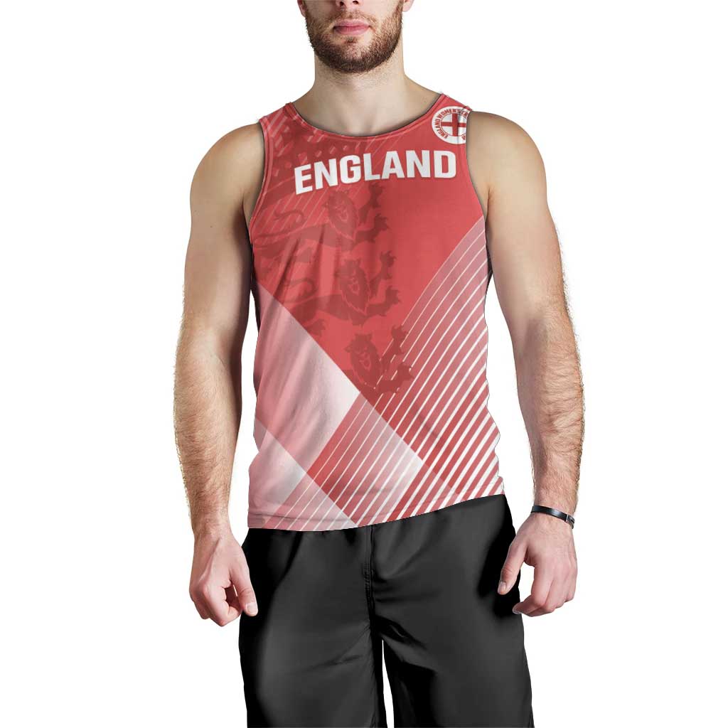 Custom England Cricket Men Tank Top Go Champions Sporty Style - Wonder Print Shop