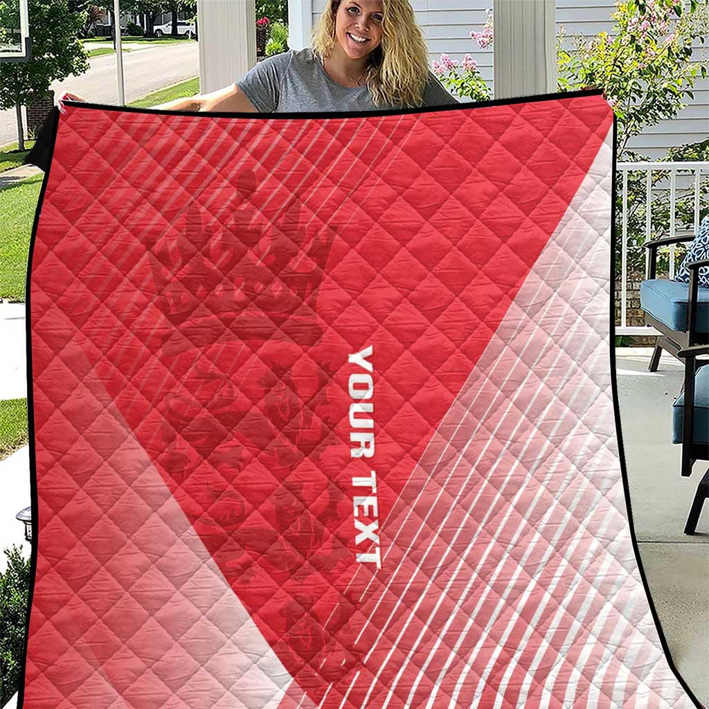Custom England Cricket Quilt Go Champions Sporty Style - Wonder Print Shop