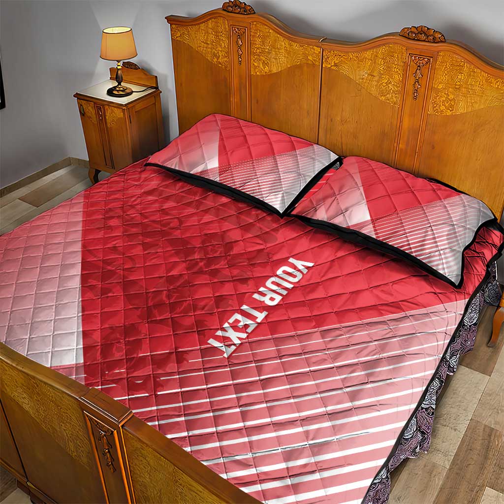 Custom England Cricket Quilt Bed Set Go Champions Sporty Style - Wonder Print Shop