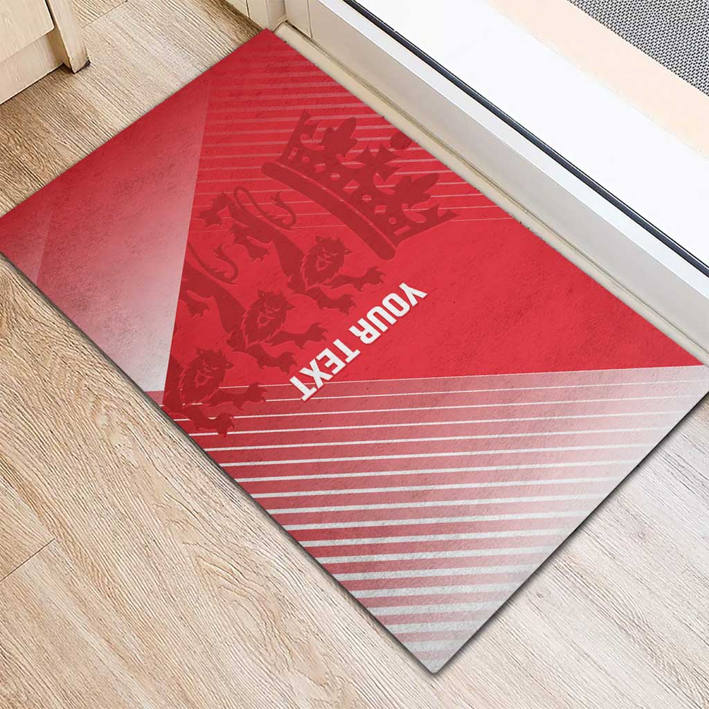 Custom England Cricket Rubber Doormat Go Champions Sporty Style - Wonder Print Shop