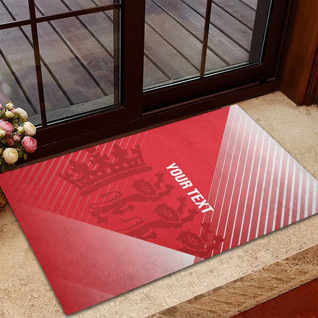 Custom England Cricket Rubber Doormat Go Champions Sporty Style - Wonder Print Shop