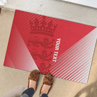 Custom England Cricket Rubber Doormat Go Champions Sporty Style - Wonder Print Shop