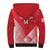 Custom England Cricket Sherpa Hoodie Go Champions Sporty Style - Wonder Print Shop