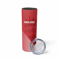 Custom England Cricket Skinny Tumbler Go Champions Sporty Style - Wonder Print Shop