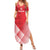 Custom England Cricket Summer Maxi Dress Go Champions Sporty Style - Wonder Print Shop