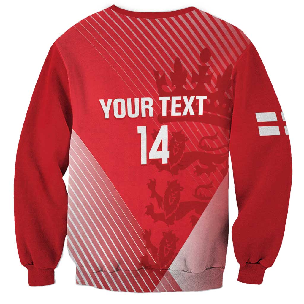 Custom England Cricket Sweatshirt Go Champions Sporty Style - Wonder Print Shop