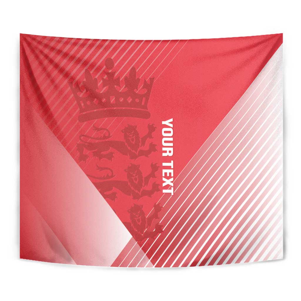 Custom England Cricket Tapestry Go Champions Sporty Style - Wonder Print Shop