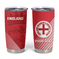 Custom England Cricket Tumbler Cup Go Champions Sporty Style - Wonder Print Shop