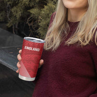 Custom England Cricket Tumbler Cup Go Champions Sporty Style - Wonder Print Shop