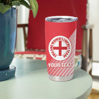 Custom England Cricket Tumbler Cup Go Champions Sporty Style - Wonder Print Shop