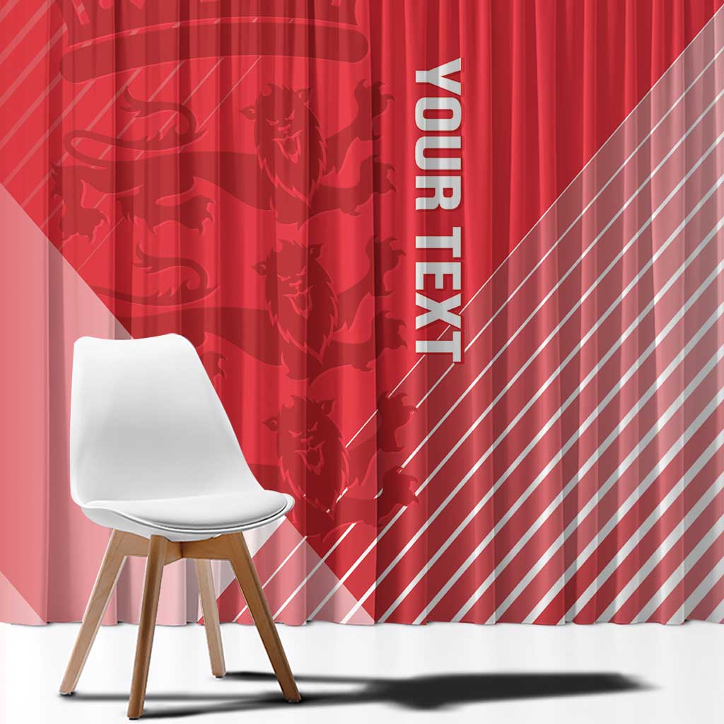 Custom England Cricket Window Curtain Go Champions Sporty Style - Wonder Print Shop