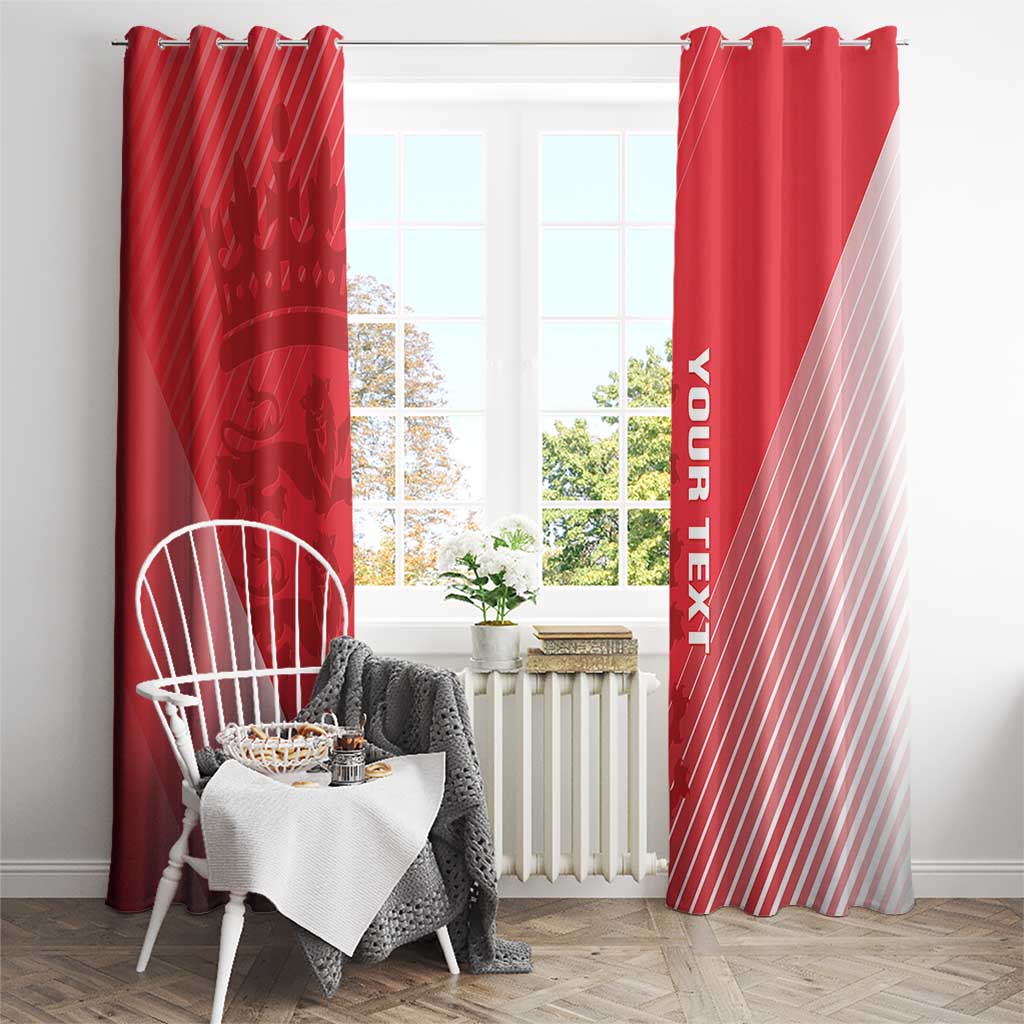 Custom England Cricket Window Curtain Go Champions Sporty Style - Wonder Print Shop